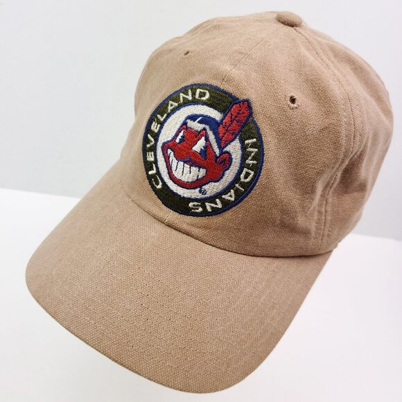 Cleveland Indians Chief Wahoo Baseball Hat American Needle Strapback Snap Cap - Picture 1 of 12